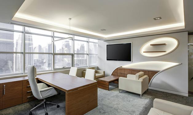 Completed warehouse interior